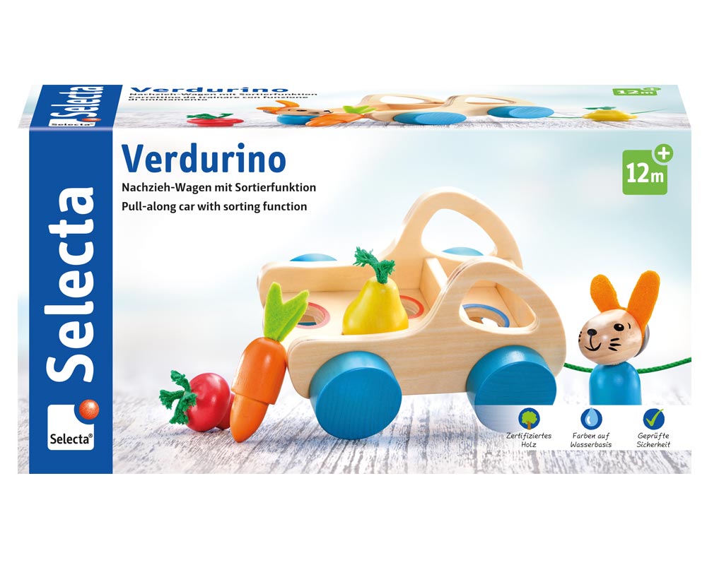 Verdurino Holz Spielzeug Verpackung
