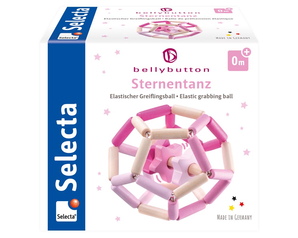 Bellybutton Sternentanz rosa Holz Spielzeug Verpackung