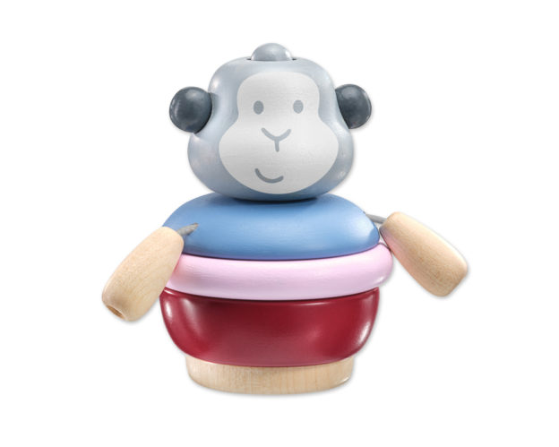 64026 bellybutton Stapeläffchen Holzspielzeug Konzentrationsspiel Gedächtnisspiel für Babys und Kleinkinder